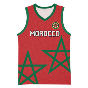 Custom Morocco Heritage Football Basketball Jersey Road To Champion - African Pride