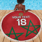 Custom Morocco Heritage Football Beach Blanket Road To Champion