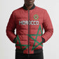 Custom Morocco Heritage Football Bomber Puffer Jacket Road To Champion