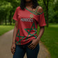 Custom Morocco Heritage Football Cross Shoulder Shirt Road To Champion