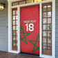 Custom Morocco Heritage Football Door Cover Road To Champion