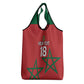 Custom Morocco Heritage Football Grocery Bag Road To Champion
