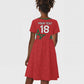 Custom Morocco Heritage Football Kid Short Sleeve Dress Road To Champion