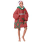 Custom Morocco Heritage Football Kid Wearable Blanket Hoodie Road To Champion