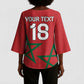 Custom Morocco Heritage Football Kimono Sleeve Blouse Road To Champion