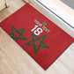 Custom Morocco Heritage Football Rubber Doormat Road To Champion