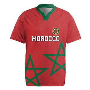 Custom Morocco Heritage Football Rugby Jersey Road To Champion - African Pride