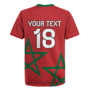 Custom Morocco Heritage Football Rugby Jersey Road To Champion - African Pride