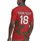 Custom Morocco Heritage Football Rugby Jersey Road To Champion