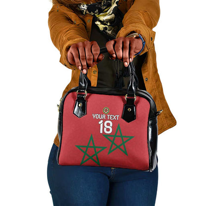 Custom Morocco Heritage Football Shoulder Handbag Road To Champion