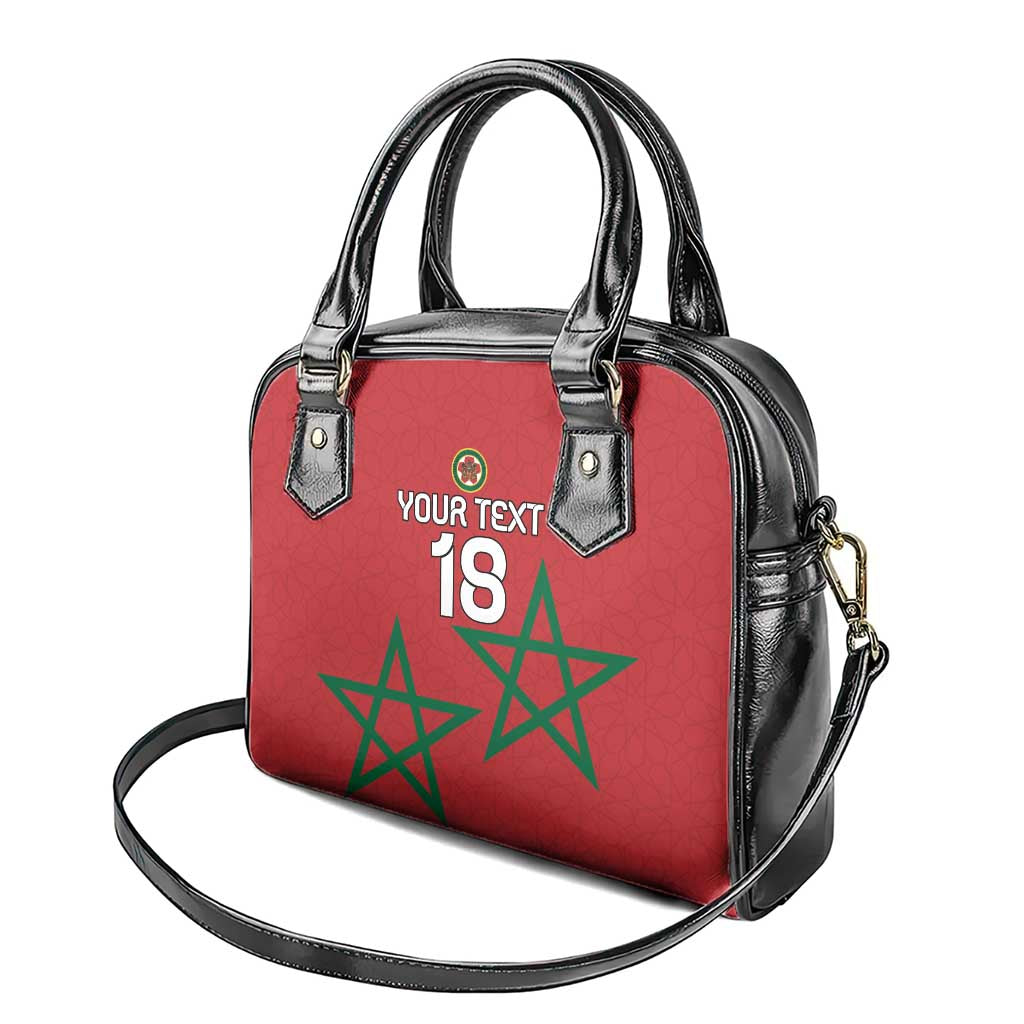 Custom Morocco Heritage Football Shoulder Handbag Road To Champion