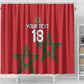 Custom Morocco Heritage Football Shower Curtain Road To Champion