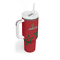 Custom Morocco Heritage Football Tumbler With Handle Road To Champion