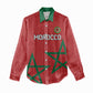 Custom Morocco Heritage Football Women Casual Shirt Road To Champion
