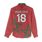 Custom Morocco Heritage Football Women Casual Shirt Road To Champion