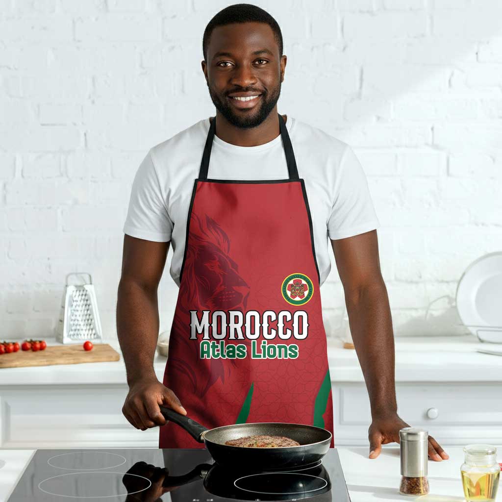 Morocco Football Apron Atlas Lions Road To Champion