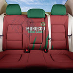 Morocco Football Back Car Seat Cover Atlas Lions Road To Champion - African Pride