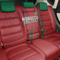 Morocco Football Back Car Seat Cover Atlas Lions Road To Champion - African Pride