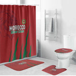 Morocco Football Bathroom Set Atlas Lions Road To Champion