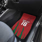 Custom Morocco Football Car Mats Atlas Lions Road To Champion - African Pride