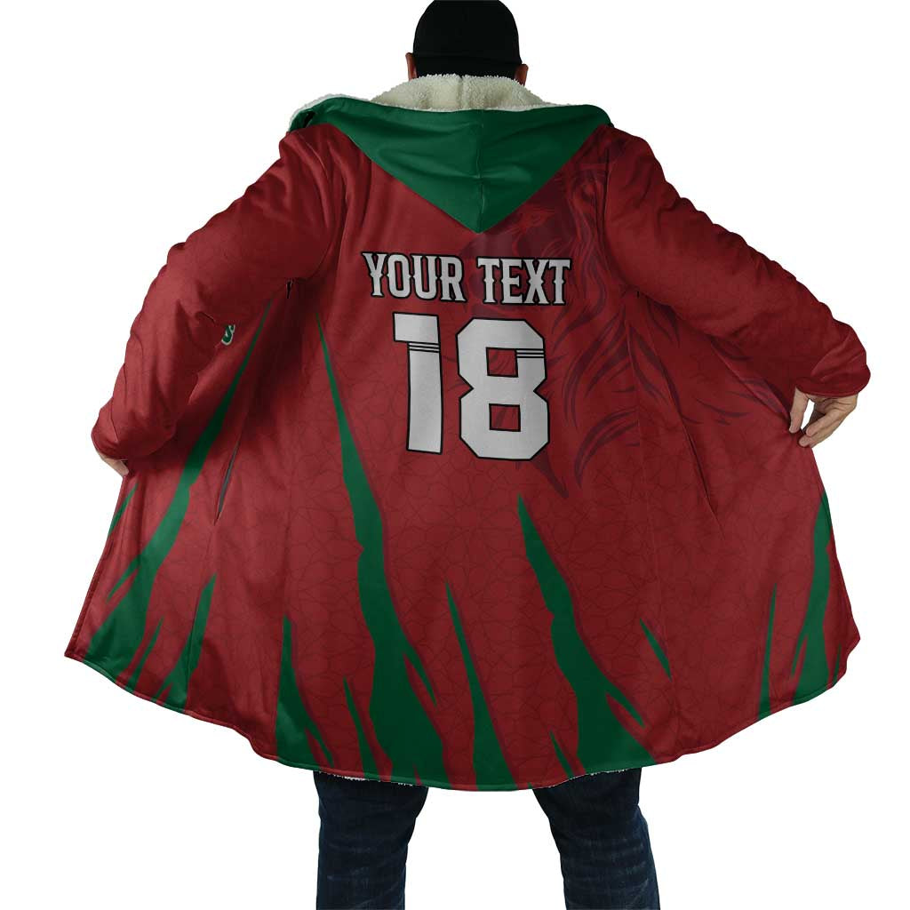 Custom Morocco Football Cloak Atlas Lions Road To Champion