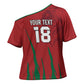 Custom Morocco Football Cross Shoulder Shirt Atlas Lions Road To Champion