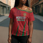 Custom Morocco Football Cross Shoulder Shirt Atlas Lions Road To Champion