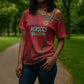 Custom Morocco Football Cross Shoulder Shirt Atlas Lions Road To Champion