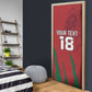 Custom Morocco Football Door Cover Atlas Lions Road To Champion