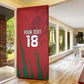 Custom Morocco Football Door Cover Atlas Lions Road To Champion