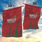 Morocco Football Garden Flag Atlas Lions Road To Champion - African Pride
