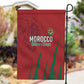 Morocco Football Garden Flag Atlas Lions Road To Champion - African Pride
