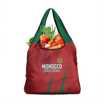 Morocco Football Grocery Bag Atlas Lions Road To Champion - African Pride