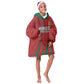 Custom Morocco Football Kid Wearable Blanket Hoodie Atlas Lions Road To Champion