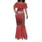 Custom Morocco Football Mermaid Dress Atlas Lions Road To Champion - African Pride