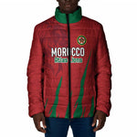 Custom Morocco Football Padded Jacket Atlas Lions Road To Champion