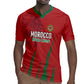 Custom Morocco Football Rugby Jersey Atlas Lions Road To Champion