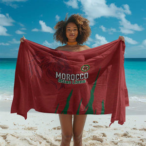 Morocco Football Sarong Atlas Lions Road To Champion - African Pride