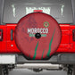 Morocco Football Spare Tire Cover Atlas Lions Road To Champion - African Pride
