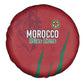 Morocco Football Spare Tire Cover Atlas Lions Road To Champion - African Pride