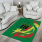Senegal Football Pride Custom Area Rug Les Lions de la Teranga