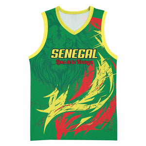 Senegal Football Pride Custom Basketball Jersey Les Lions de la Teranga