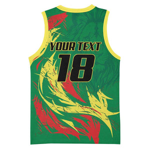 Senegal Football Pride Custom Basketball Jersey Les Lions de la Teranga