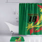 Senegal Football Pride Custom Bathroom Set Les Lions de la Teranga