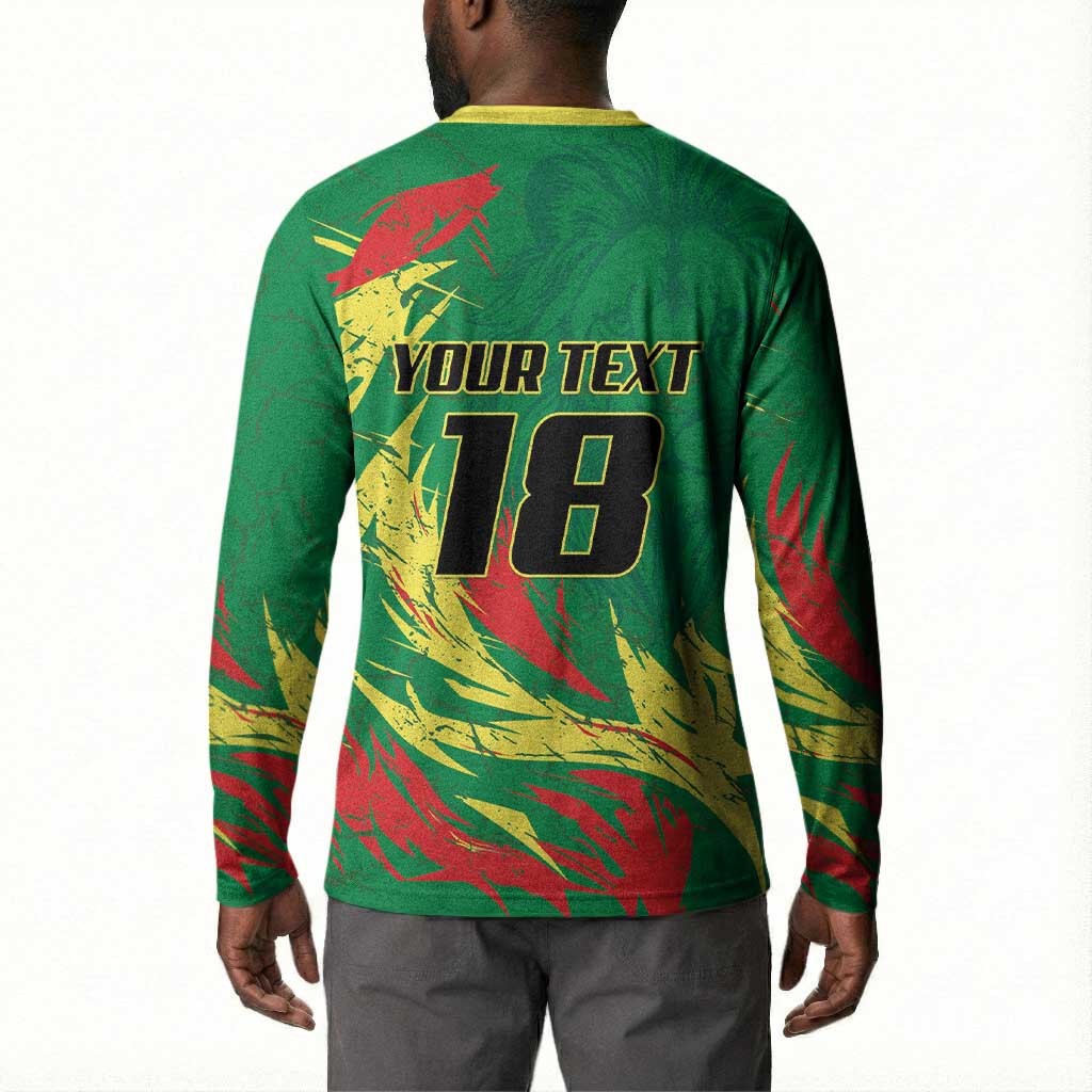 Senegal Football Pride Custom Button Sweatshirt Les Lions de la Teranga