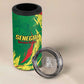 Senegal Football Pride Custom 4 in 1 Can Cooler Tumbler Les Lions de la Teranga