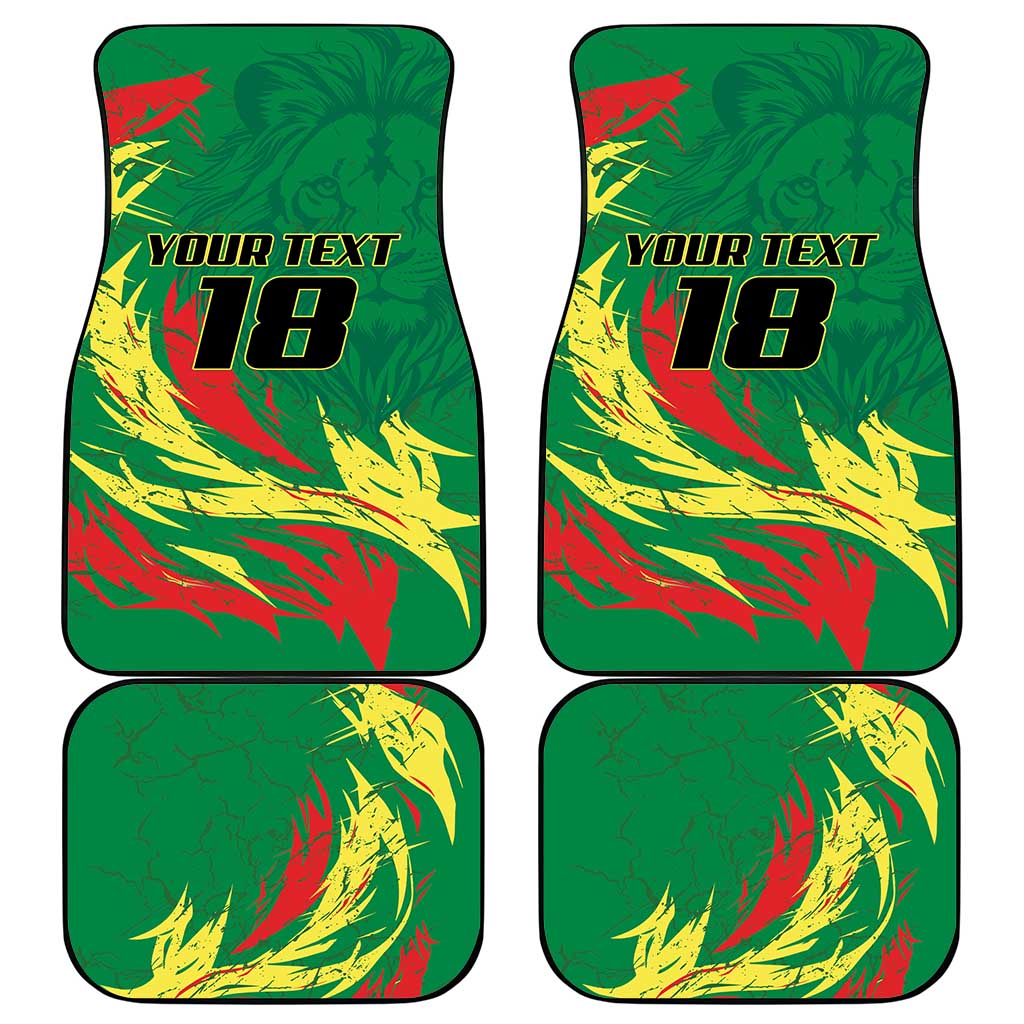Senegal Football Pride Custom Car Mats Les Lions de la Teranga