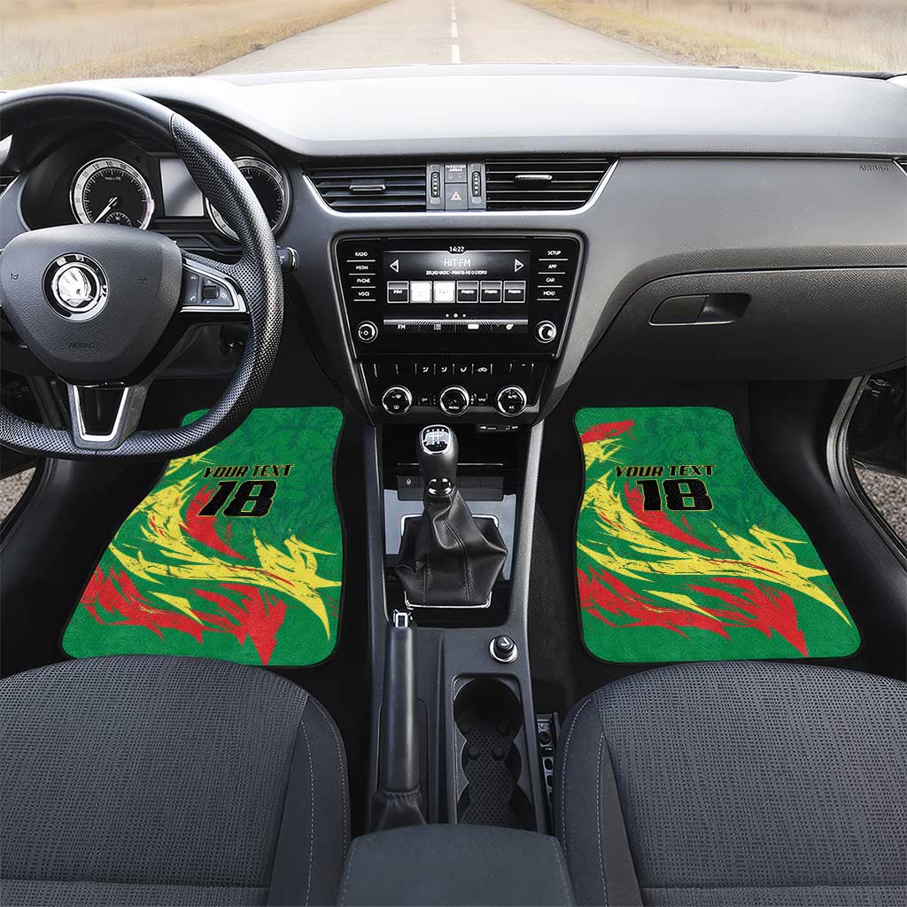 Senegal Football Pride Custom Car Mats Les Lions de la Teranga