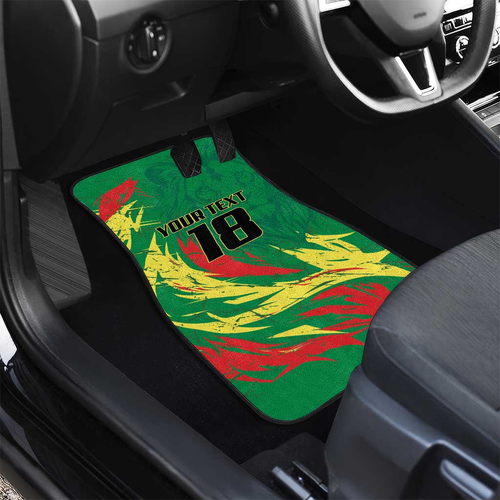 Senegal Football Pride Custom Car Mats Les Lions de la Teranga