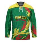 Senegal Football Pride Custom Hockey Jersey Les Lions de la Teranga